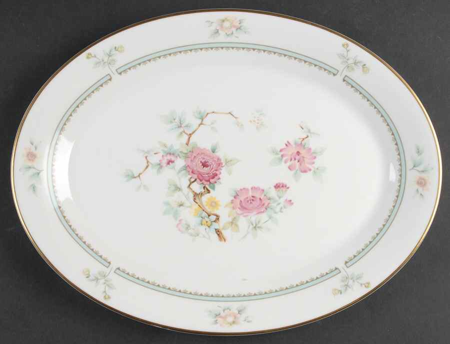 Kismet 13" Oval Serving Platter by Royal Doulton-1