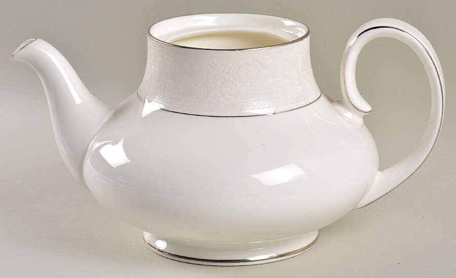 Lace Point Teapot No Lid by Royal Doulton-1