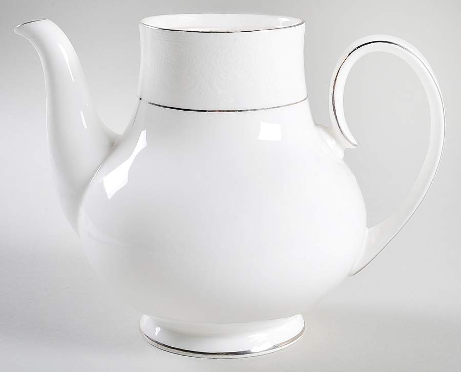 Lace Point Coffee Pot No Lid by Royal Doulton-1