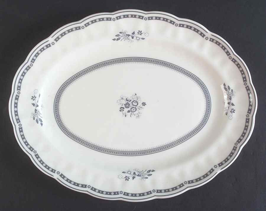 Langdale 13" Oval Serving Platter by Royal Doulton-1