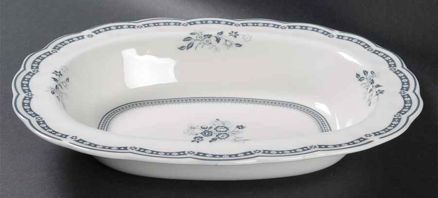 Langdale 10" Oval Vegetable Bowl by Royal Doulton-1