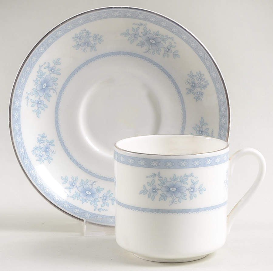 Laureate Flat Demitasse Cup & Saucer Set by Royal Doulton-1