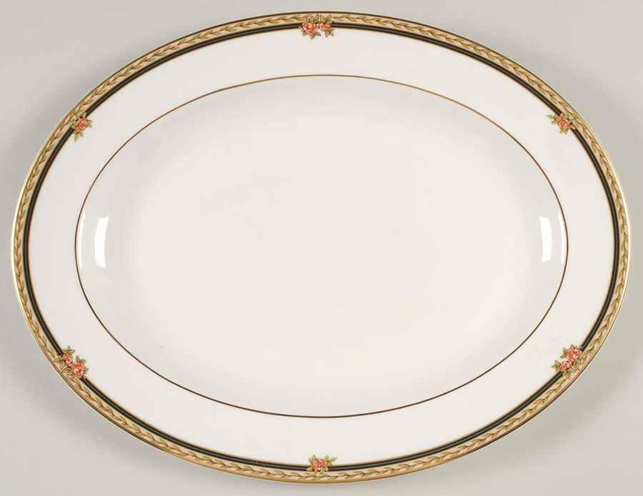 Lauren 13" Oval Serving Platter by Royal Doulton-1