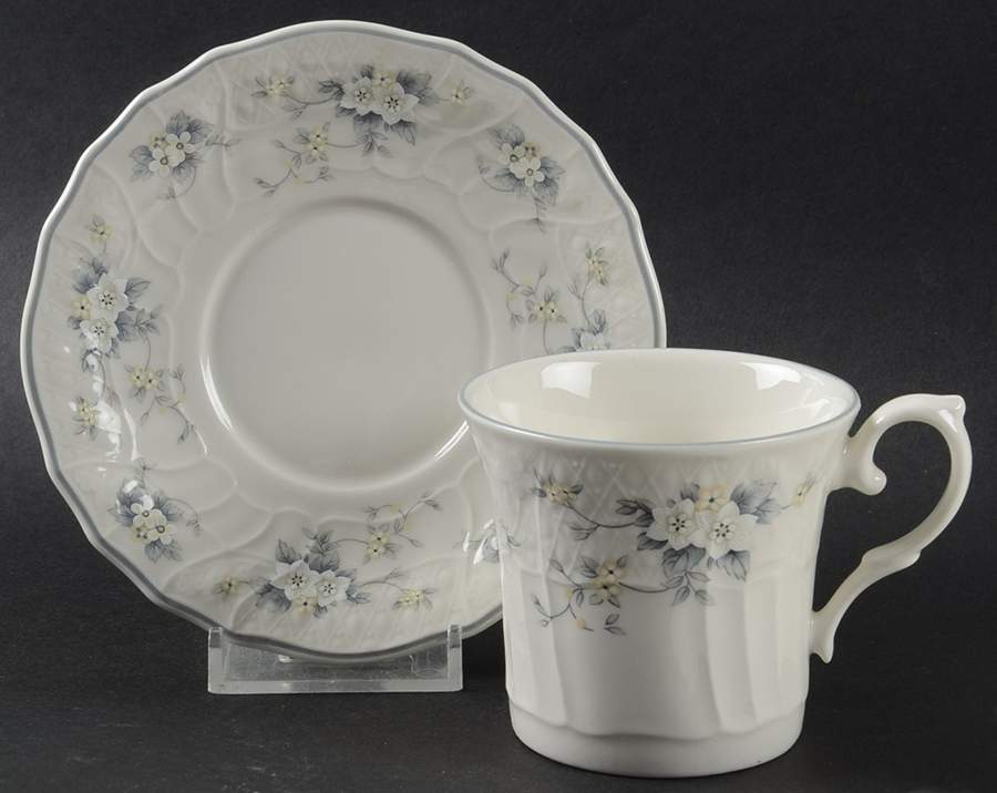 Lausanne Flat Demitasse Cup & Saucer Set by Royal Doulton-1