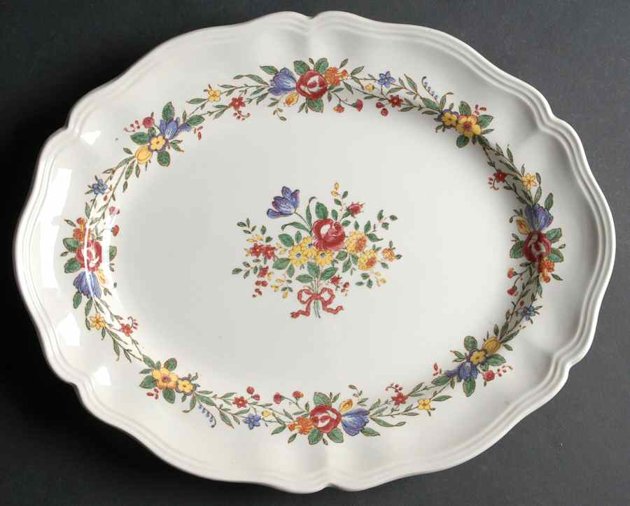 Leighton 13" Oval Serving Platter by Royal Doulton-1