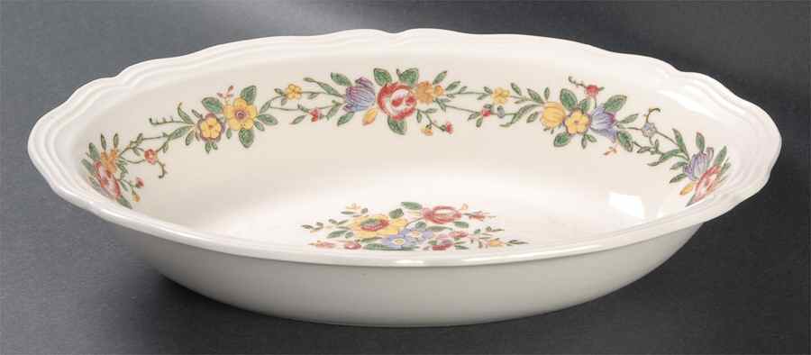 Leighton 10" Oval Vegetable Bowl by Royal Doulton-1