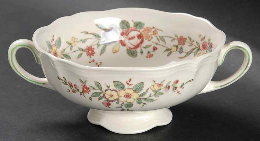 Leighton Footed Cream Soup Bowl by Royal Doulton-1