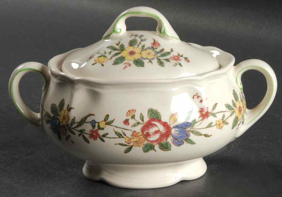 Leighton Sugar Bowl & Lid by Royal Doulton-1