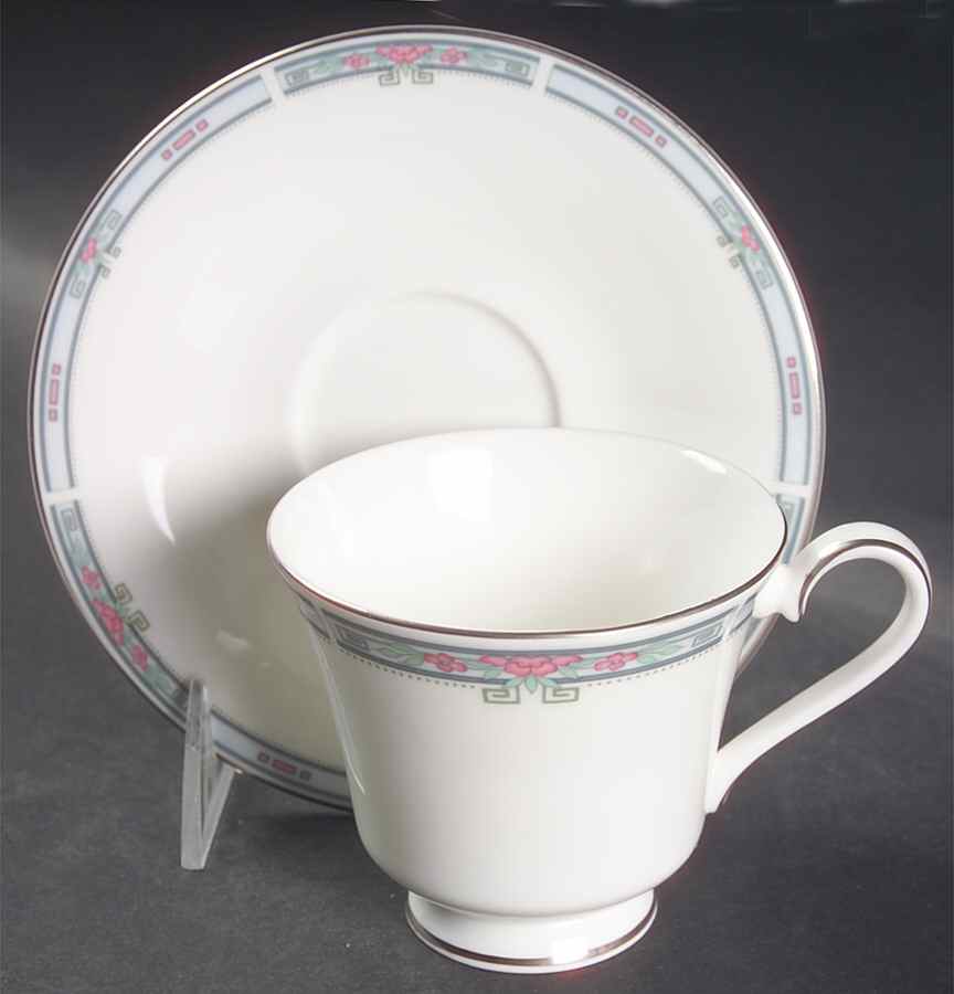 Lesley Footed Cup & Saucer Set by Royal Doulton-1
