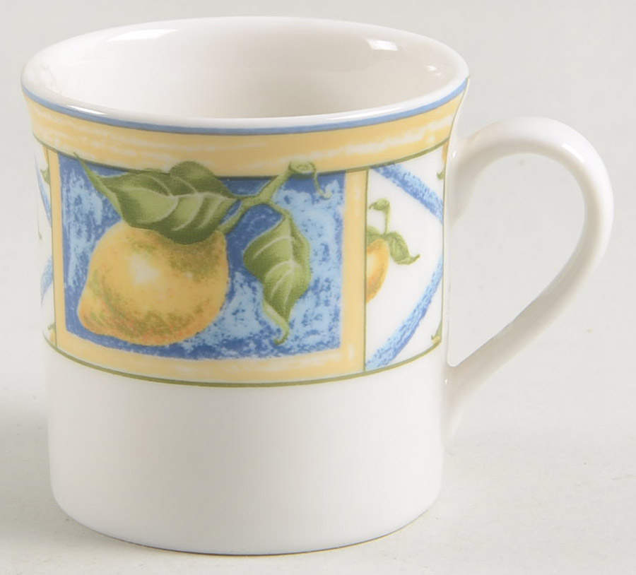 Lemon Trellis Flat Demitasse Cup by Royal Doulton-1