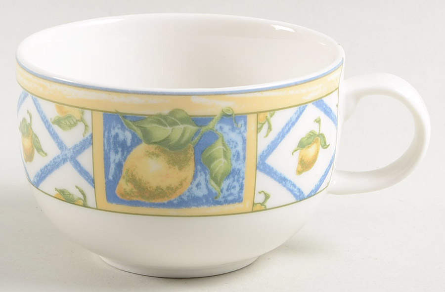 Lemon Trellis Flat Cup by Royal Doulton-1