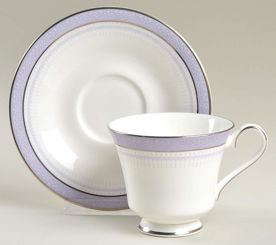 Lilactime Footed Cup & Saucer Set by Royal Doulton-1
