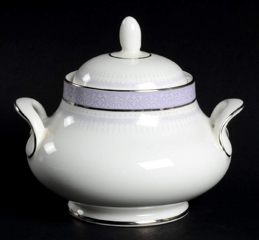 Lilactime Sugar Bowl & Lid by Royal Doulton-1