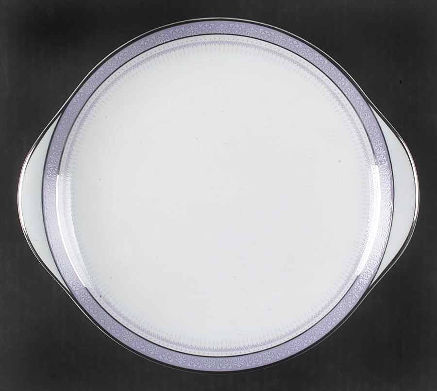 Lilactime Handled Cake Plate by Royal Doulton-1