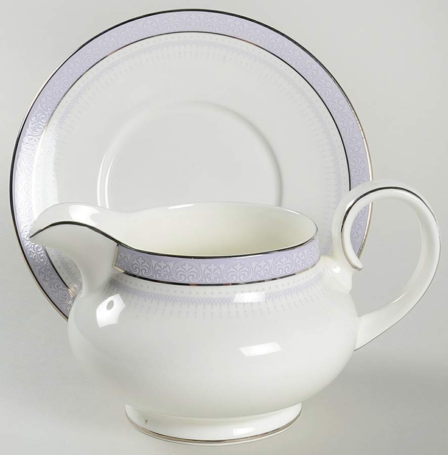 Lilactime Gravy Boat & Underplate/Relish by Royal Doulton-1