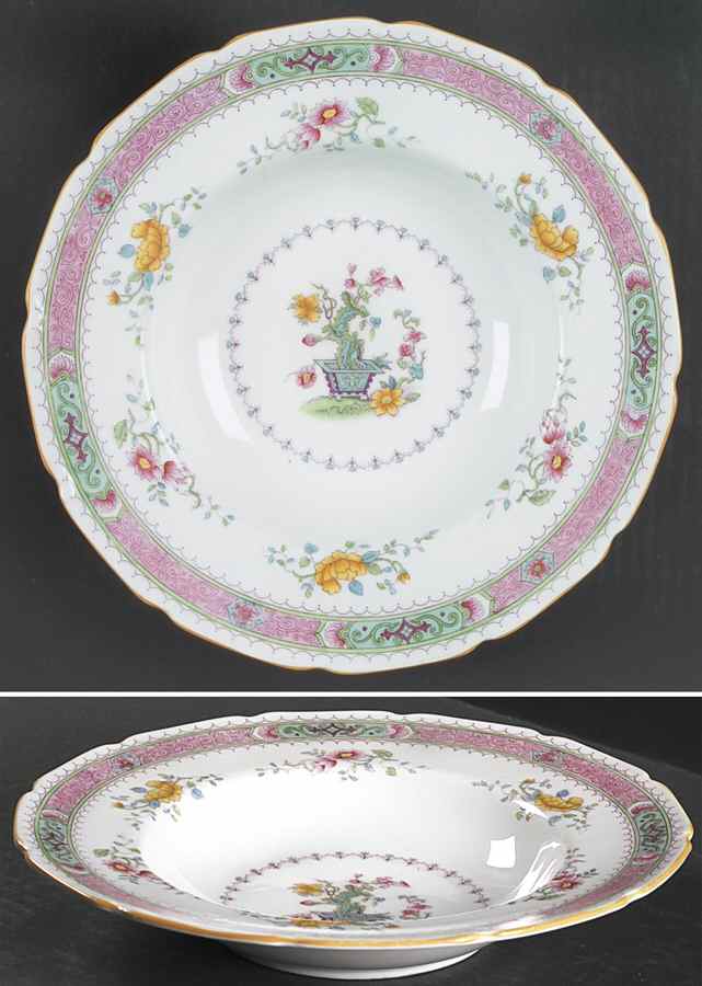 Lilian Large Rim Soup Bowl by Royal Doulton-1