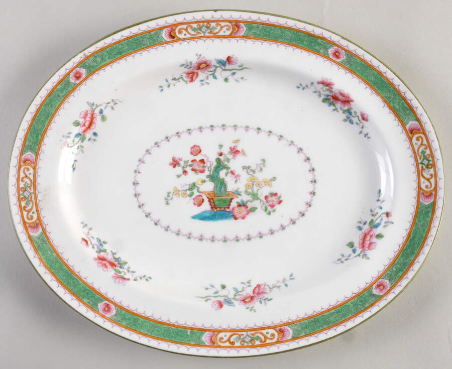Lilian 13" Oval Serving Platter by Royal Doulton-1