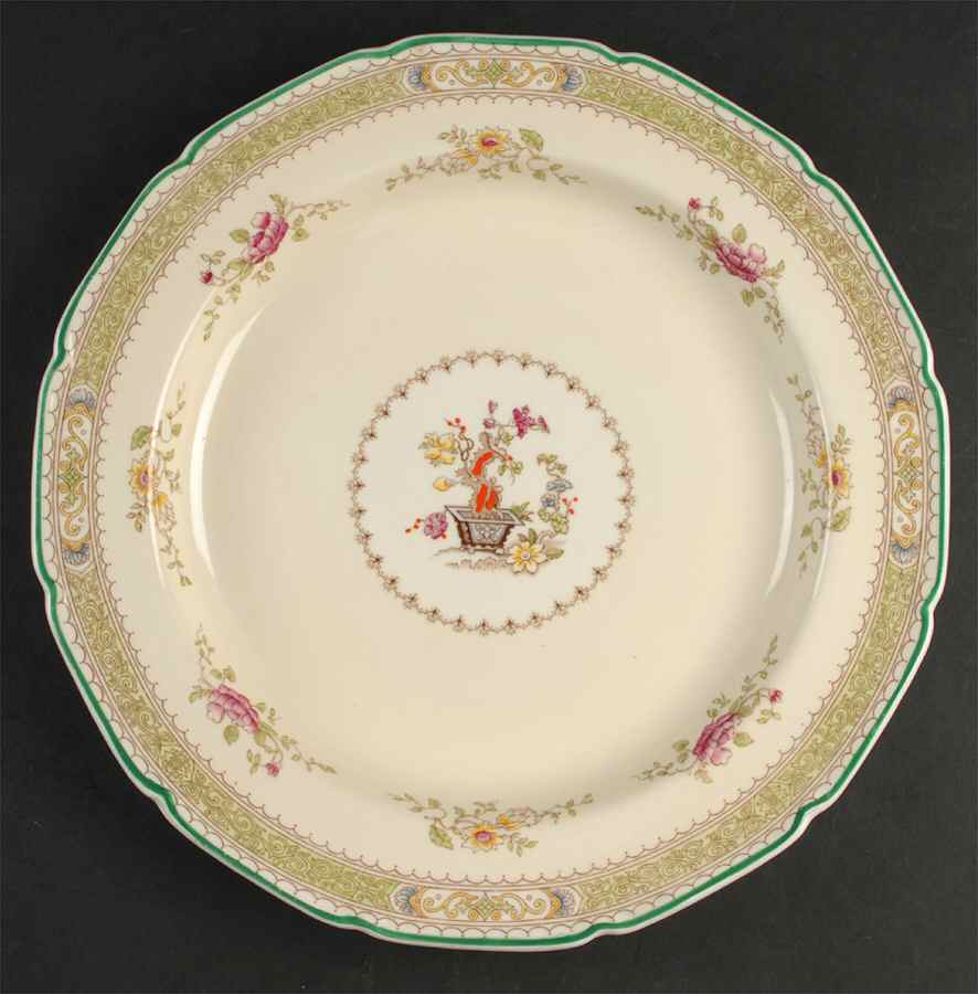 Lillian (Scalloped) 12" Chop Plate (Round Platter) by Royal Doulton-1