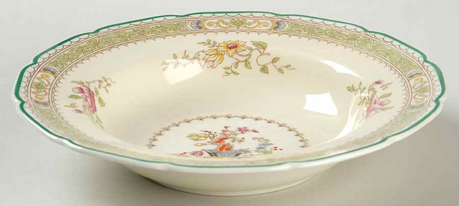 Lillian (Scalloped) Rim Soup Bowl by Royal Doulton-1