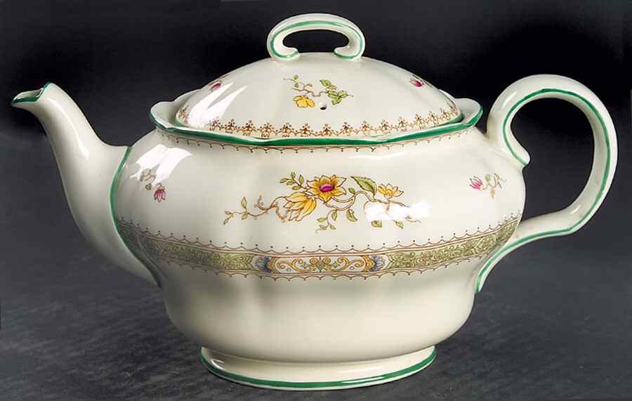Lillian (Scalloped) Teapot & Lid by Royal Doulton-1