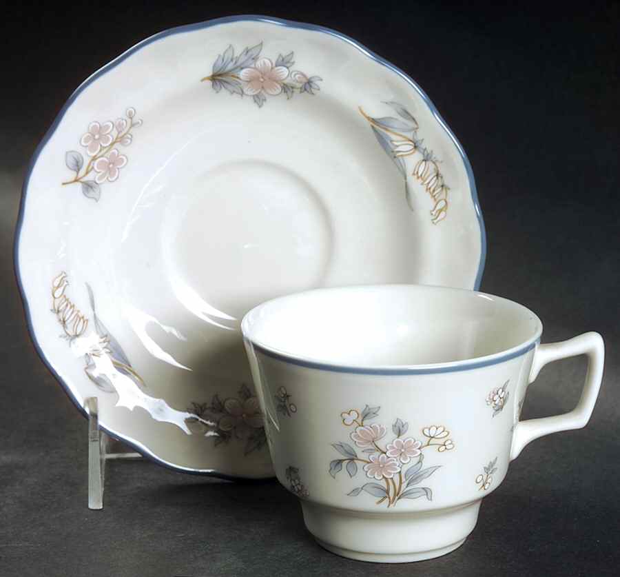 Lincoln Flat Cup & Saucer Set by Royal Doulton-1