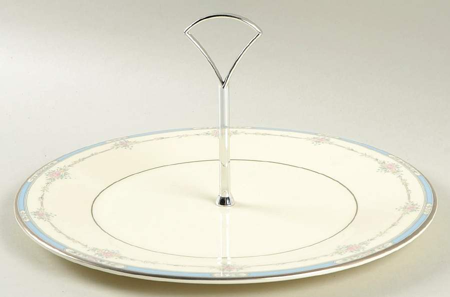 Lisa Round Serving Plate with Handle (DP) by Royal Doulton-1