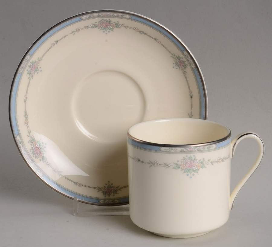 Lisa Flat Demitasse Cup & Saucer Set by Royal Doulton-1