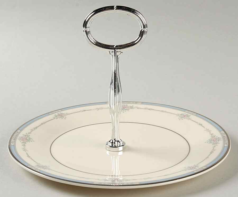 Lisa Round Serving Plate with Handle (SP) by Royal Doulton-1