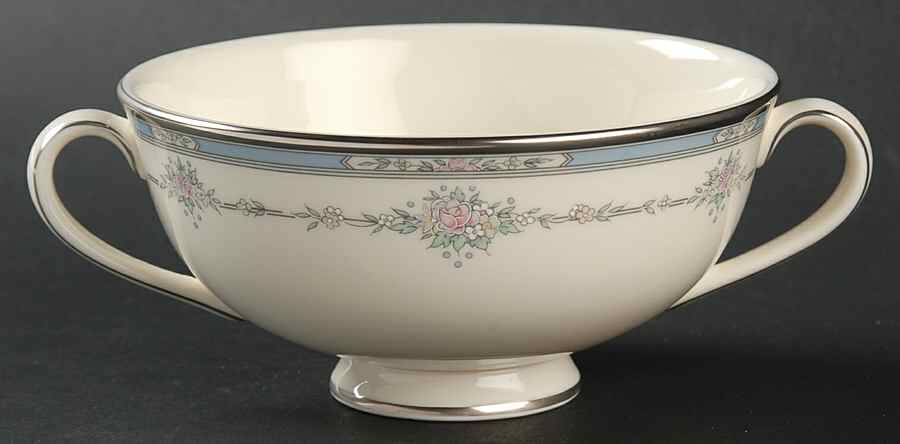 Lisa Footed Cream Soup Bowl by Royal Doulton-1