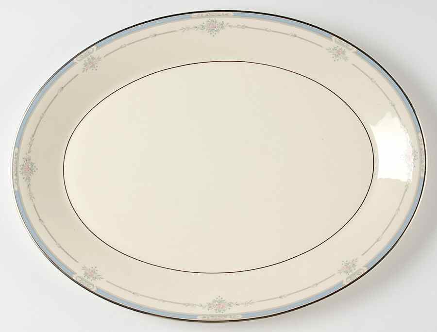 Lisa 16" Oval Serving Platter by Royal Doulton-1