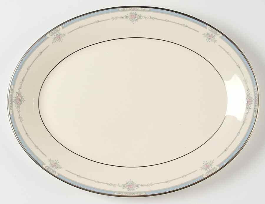 Lisa 13" Oval Serving Platter by Royal Doulton-1