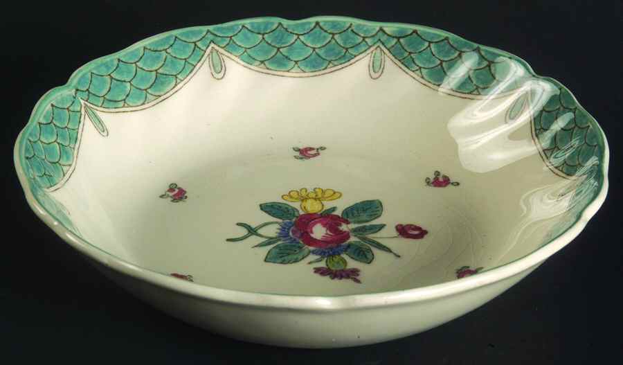 Lowestoft Bouquet Fruit/Dessert (Sauce) Bowl by Royal Doulton-1