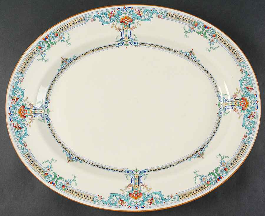Lombardy 16" Oval Serving Platter by Royal Doulton-1
