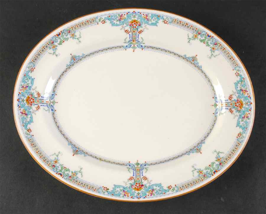 Lombardy 10" Oval Serving Platter by Royal Doulton-1