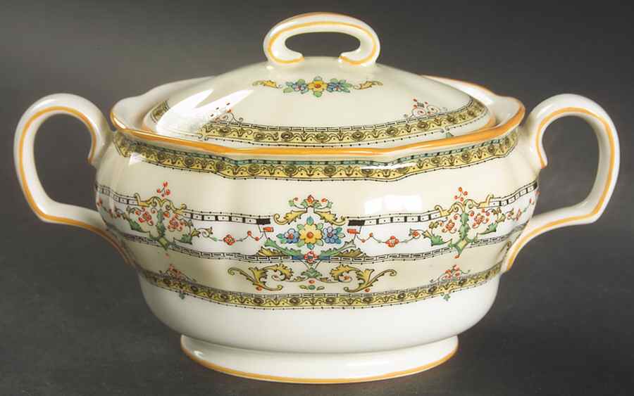 The Lorraine Sugar Bowl & Lid by Royal Doulton-1