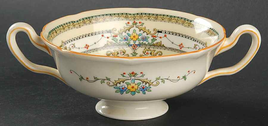 The Lorraine Footed Cream Soup Bowl by Royal Doulton-1