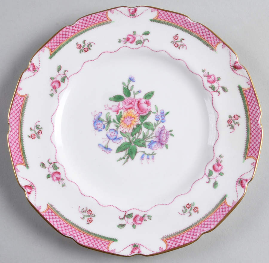 Lowestoft Salad Plate by Royal Doulton-1