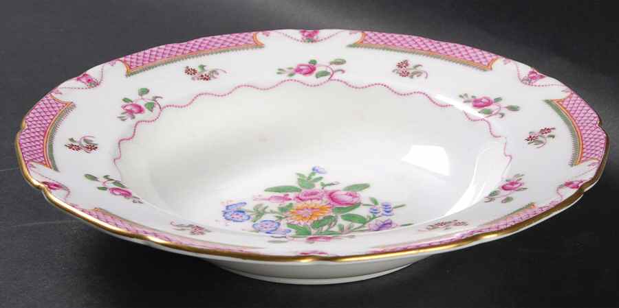 Lowestoft Rim Soup Bowl by Royal Doulton-1