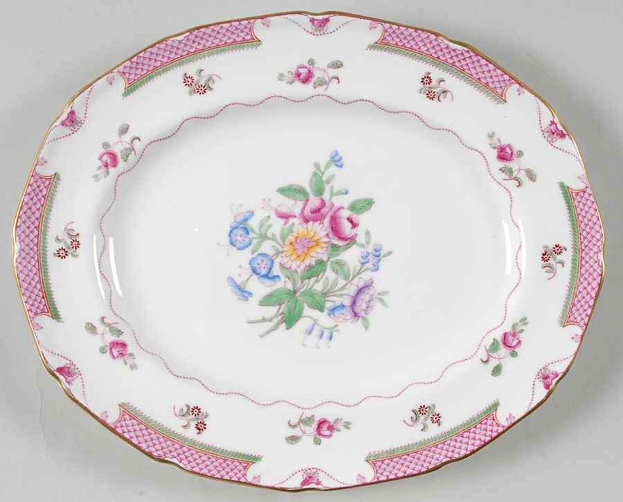 Lowestoft 10" Oval Serving Platter by Royal Doulton-1