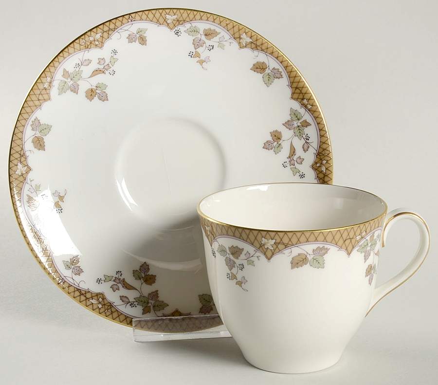 Lynnewood Flat Cup & Saucer Set by Royal Doulton-1