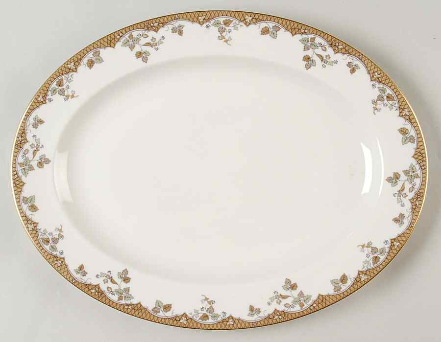 Lynnewood 13" Oval Serving Platter by Royal Doulton-1