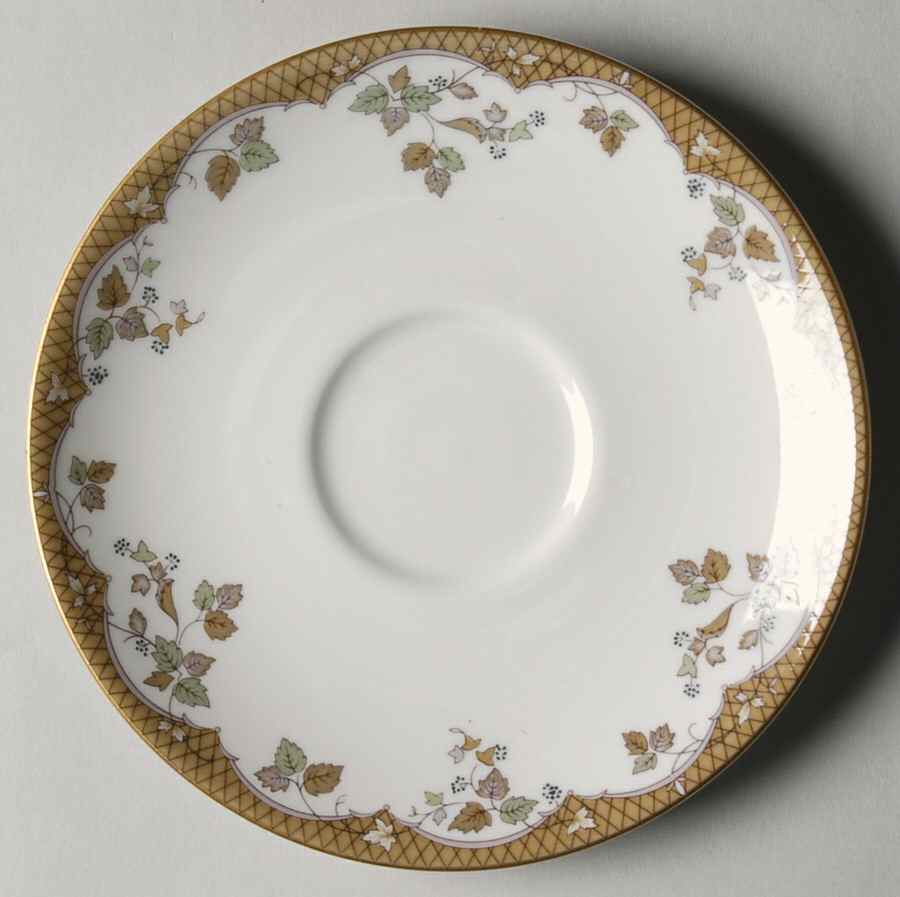 Lynnewood Footed Cream Soup Bowl & Cup Saucer Set by Royal Doulton-1