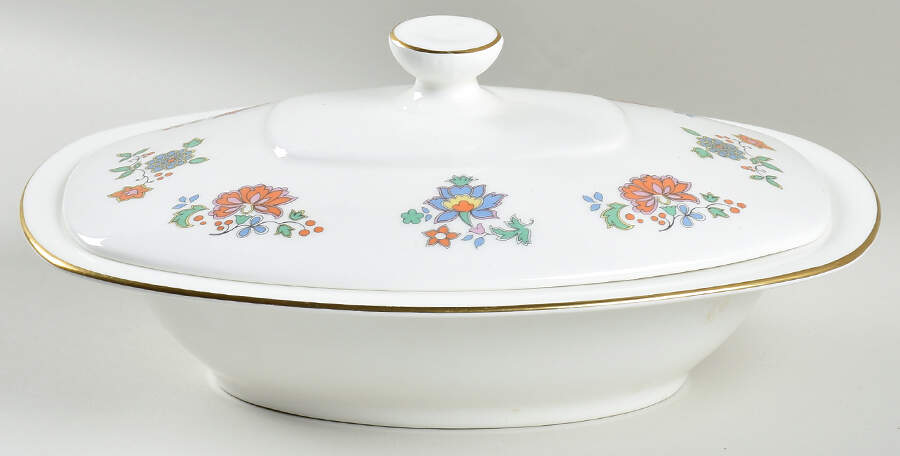 Madrigal Oval Covered Vegetable by Royal Doulton-1