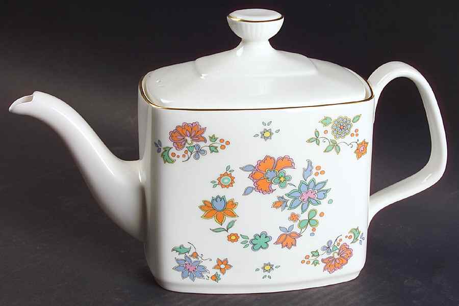 Madrigal Teapot & Lid by Royal Doulton-1