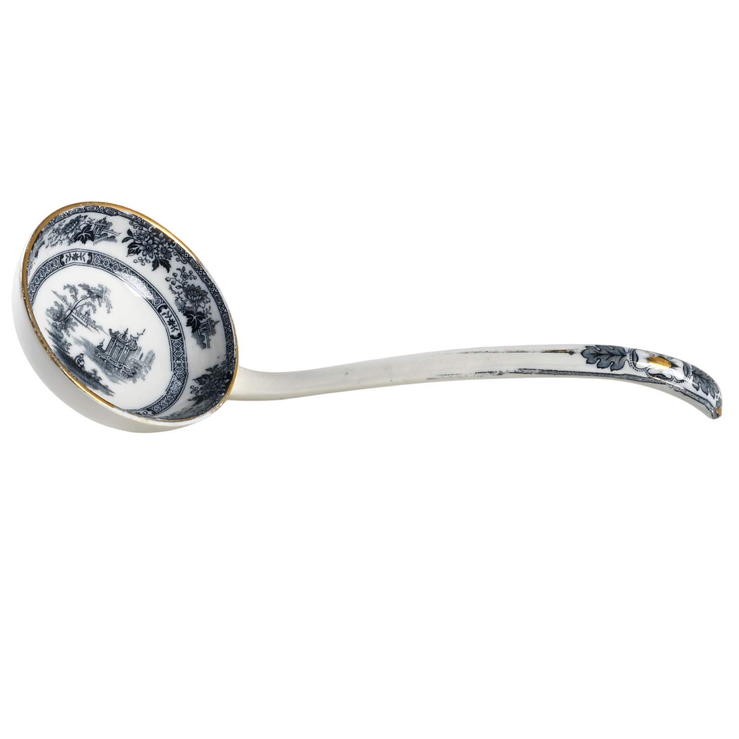 Madras (Flow Blue) Tureen Ladle by Royal Doulton-1
