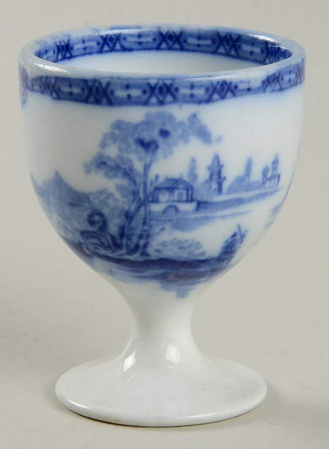 Madras (Flow Blue) Single Egg Cup by Royal Doulton-1
