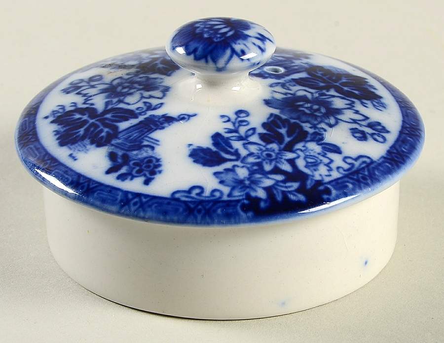 Madras (Flow Blue) Lid for Coffee Pot by Royal Doulton-1