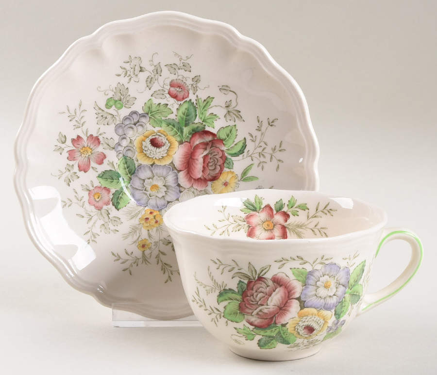 Malvern Flat Cup & Saucer Set by Royal Doulton-1