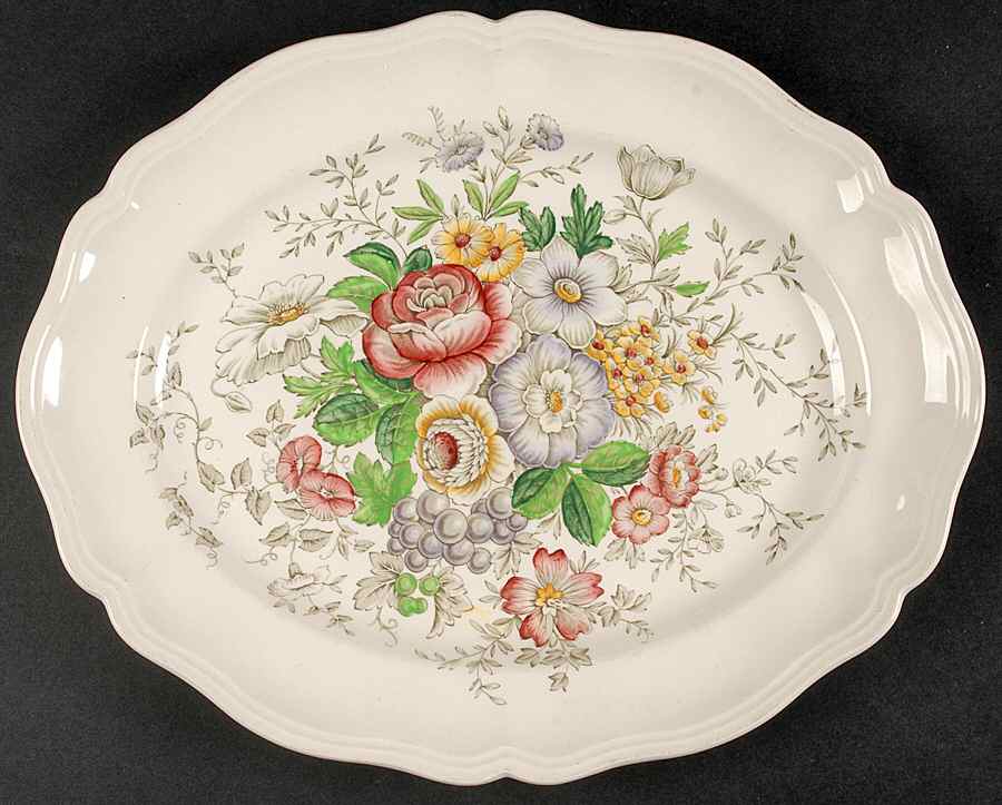 Malvern 13" Oval Serving Platter by Royal Doulton-1