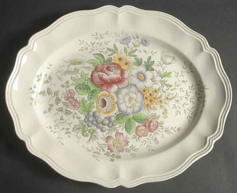 Malvern 15" Oval Serving Platter by Royal Doulton-1